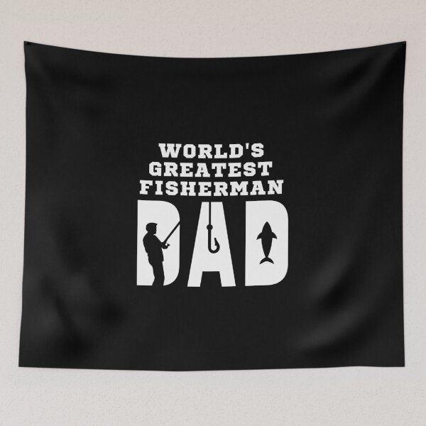 Item preview, "World's Greatest Fisherman Dad" Simple Design T-Shirt designed and sold by AI-volution.