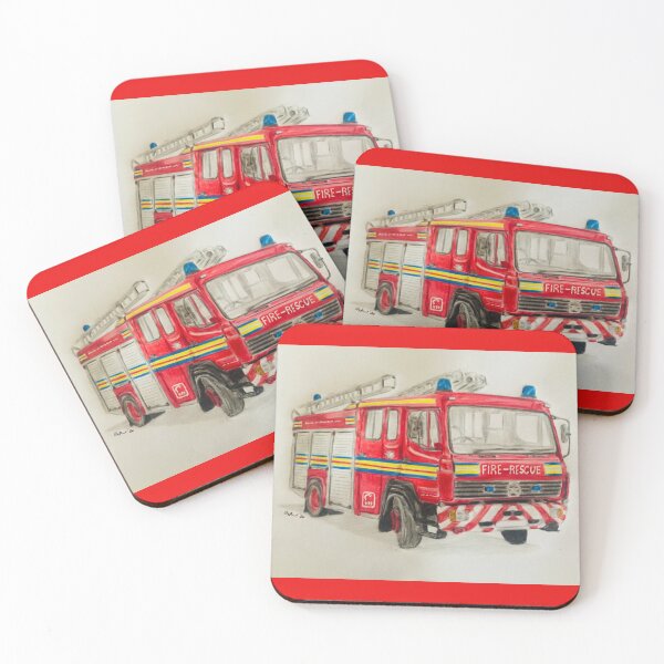 Item preview, Devon & Somerset Fire truck  designed and sold by Truck drawing art.