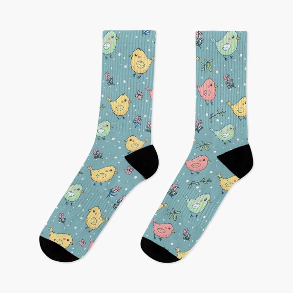 Item preview, Hand-Drawn Pastel Bird Pattern designed and sold by Snifferius.