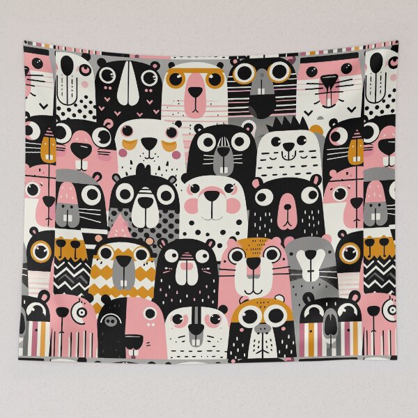 Item preview, Bóbr Kurwa Seamless Pattern designed and sold by Designowner.