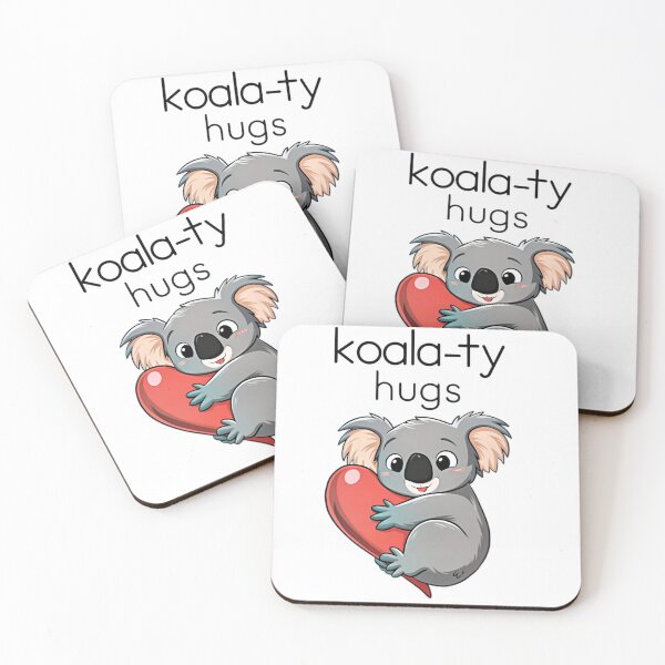 Item preview, Koala hugging a heart  designed and sold by BlissfulBlossom.