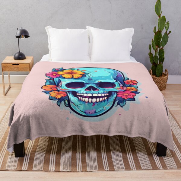 Item preview, Flowers and Skull designed and sold by Planetporridge.