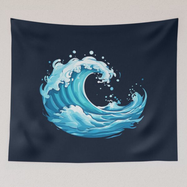 Item preview, Cool Ocean Wave  designed and sold by Planetporridge.