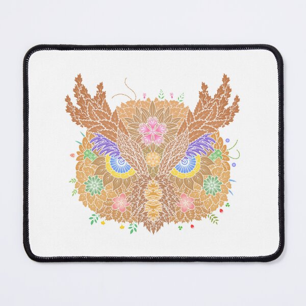 Item preview, Floral Animal "Owl" WeArePrettierThanFlowers designed and sold by 366birthflower.