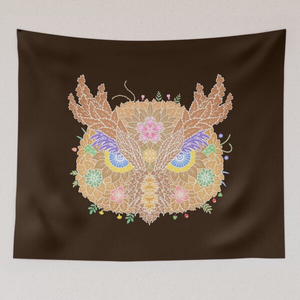 Item preview, Floral  Animal "Owl" WeArePrettierThanFlowers designed and sold by 366birthflower.