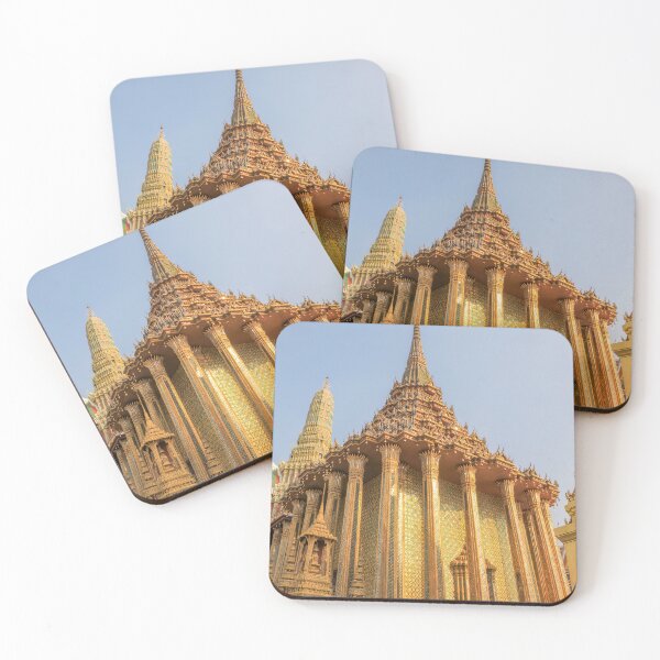Item preview, Golden Tiled Architecture, Bangkok, Thailand designed and sold by SafariByMarisa.