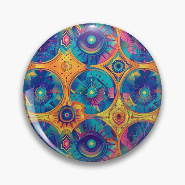 Item preview, Mystical Awakening: Third Eye Chakra Tiles Collection designed and sold by JLCableStudio.