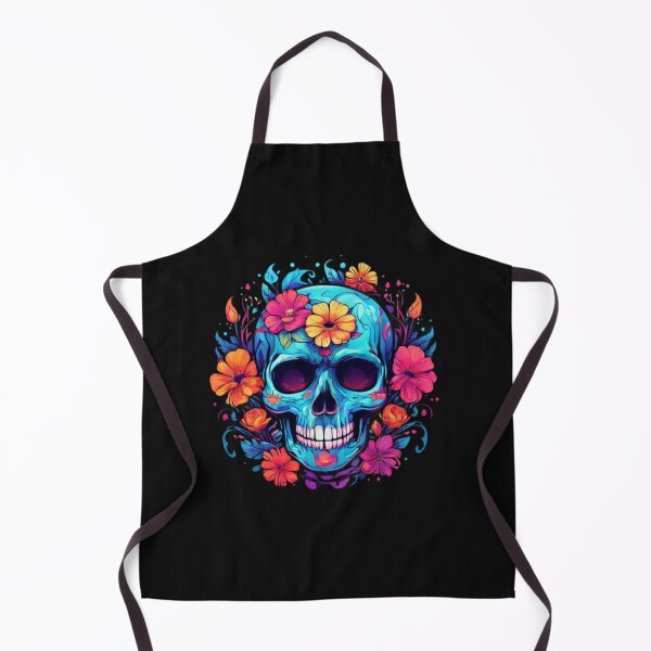 Item preview, Skull and flowers designed and sold by Planetporridge.