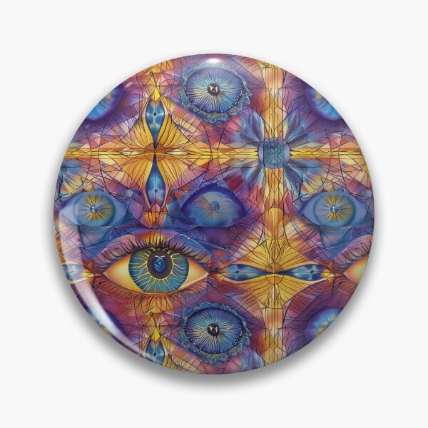 Item preview, Mystical Awakening: Third Eye Chakra Tiles Collection designed and sold by JLCableStudio.