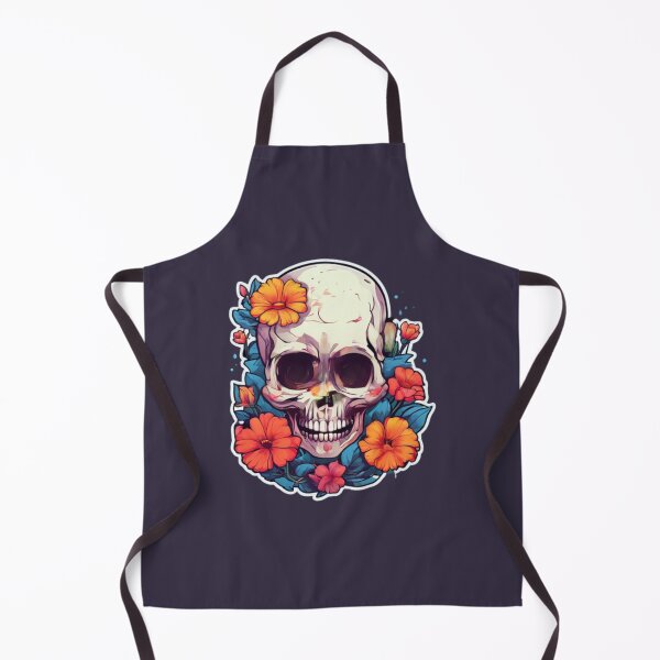 Item preview, Skull and flowers Design designed and sold by Planetporridge.