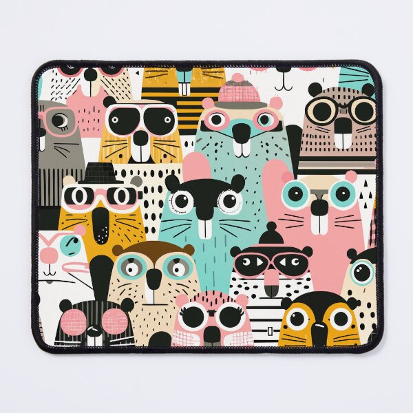 Item preview, Bóbr Kurwa Seamless Pattern designed and sold by Designowner.