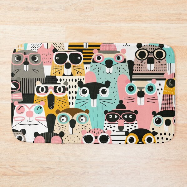 Item preview, Bóbr Kurwa Seamless Pattern designed and sold by Designowner.