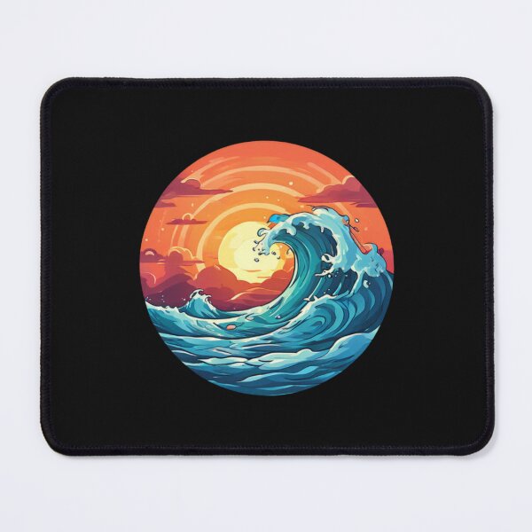 Item preview, Sunset Ocean Wave designed and sold by Planetporridge.