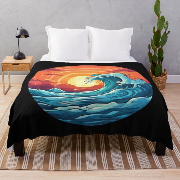 Item preview, Sunset Ocean Wave  designed and sold by Planetporridge.