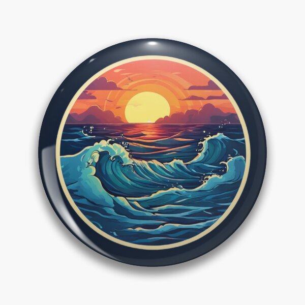 Item preview, Sunrise Ocean Wave  designed and sold by Planetporridge.