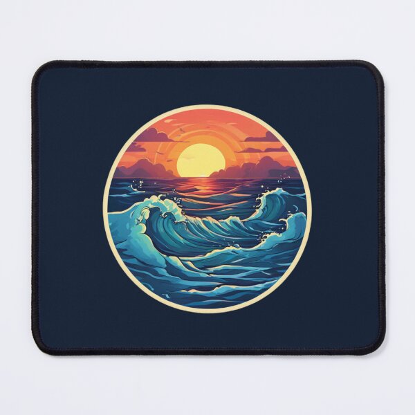 Item preview, Sunrise Ocean Wave designed and sold by Planetporridge.