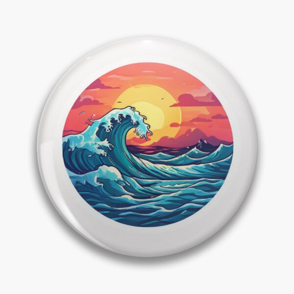 Item preview, Cool Ocean Wave Art designed and sold by Planetporridge.