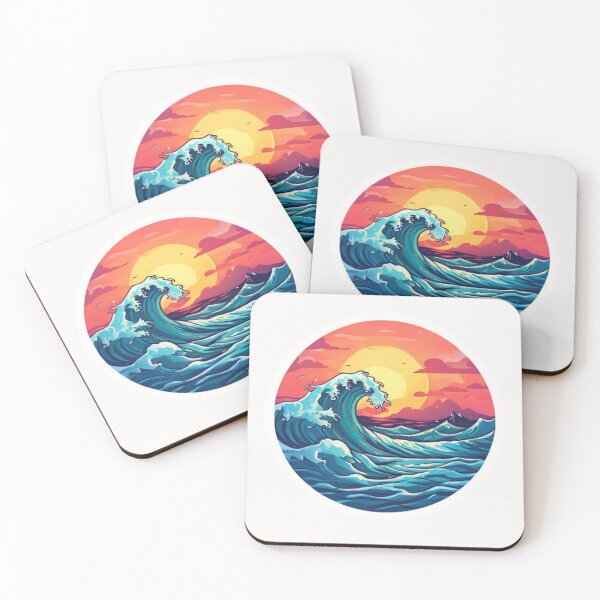 Item preview, Cool Ocean Wave Art designed and sold by Planetporridge.