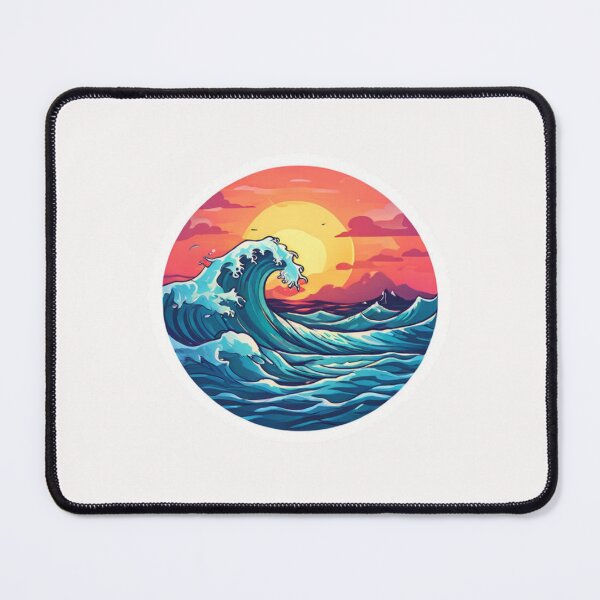 Item preview, Cool Ocean Wave Art designed and sold by Planetporridge.