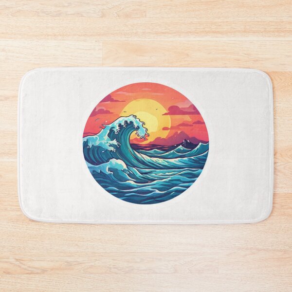 Item preview, Cool Ocean Wave Art designed and sold by Planetporridge.