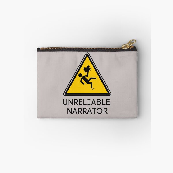 Item preview, Unreliable Narrator Warning Danger Sign  designed and sold by MomentumCloset.