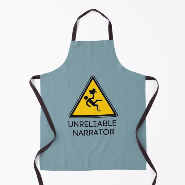 Item preview, Unreliable Narrator Warning Danger Sign  designed and sold by MomentumCloset.