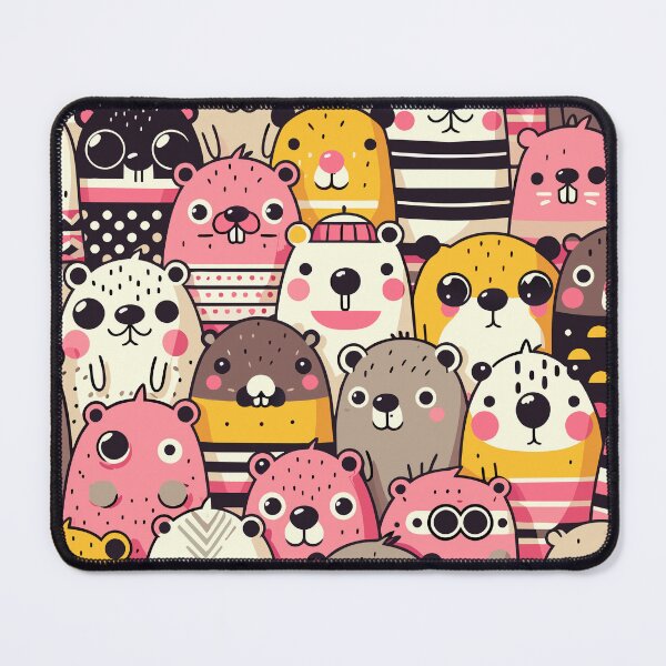 Item preview, Bóbr Kurwa Seamless Pattern designed and sold by Designowner.