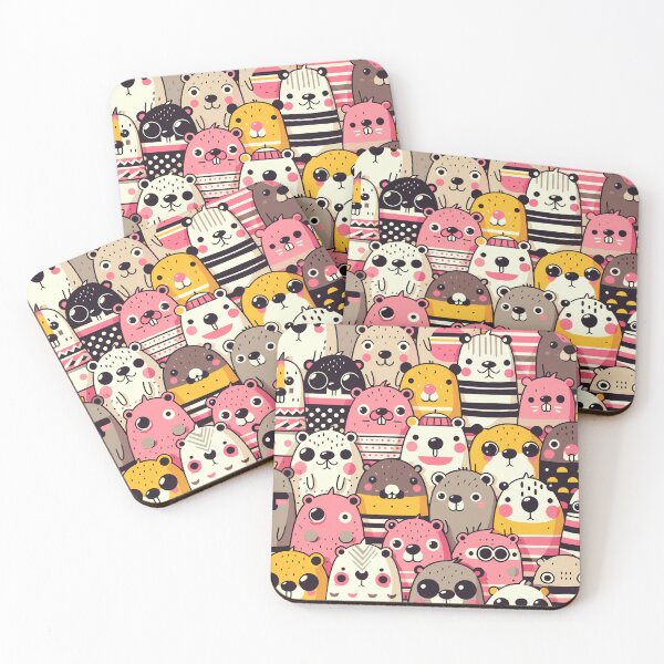 Item preview, Bóbr Kurwa Seamless Pattern designed and sold by Designowner.