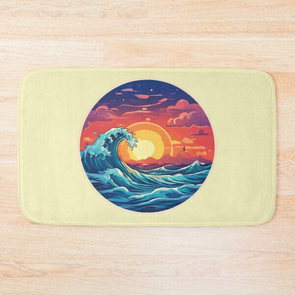 Item preview, Beautiful Ocean Wave Art designed and sold by Planetporridge.