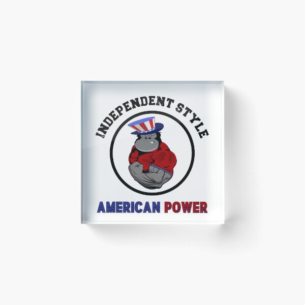 Item preview, Independent Style, American Power - July 4th - USA Gorilla Might designed and sold by GRABAPSHOP.