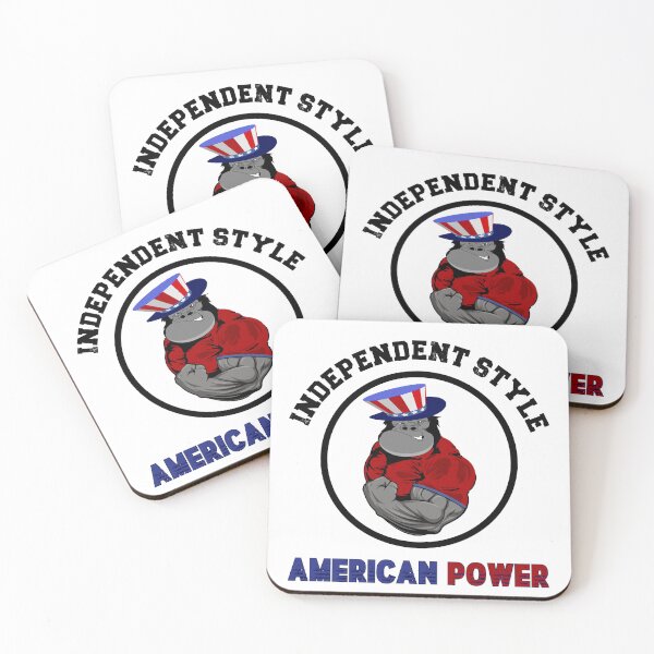 Item preview, Independent Style, American Power - July 4th - USA Gorilla Might designed and sold by GRABAPSHOP.