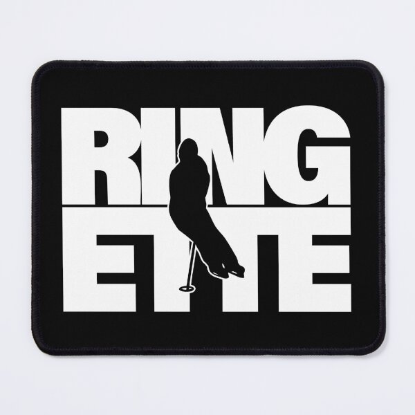 Item preview, Ringette player silhuette in white designed and sold by EmeraldeaArt.