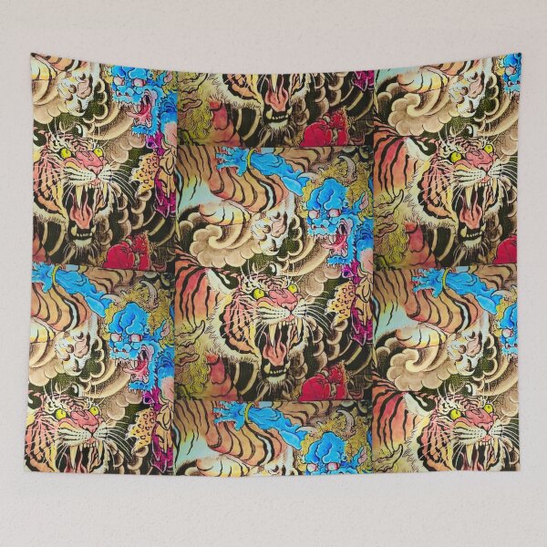 Item preview, Tiger Fights Demons designed and sold by Daruma786.