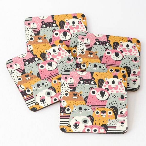 Item preview, Bóbr Kurwa Seamless Pattern designed and sold by Designowner.