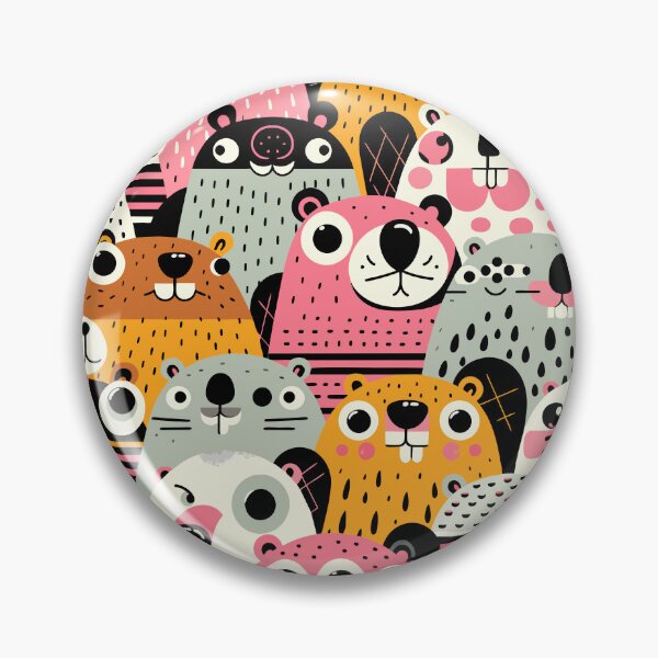 Item preview, Bóbr Kurwa Seamless Pattern designed and sold by Designowner.