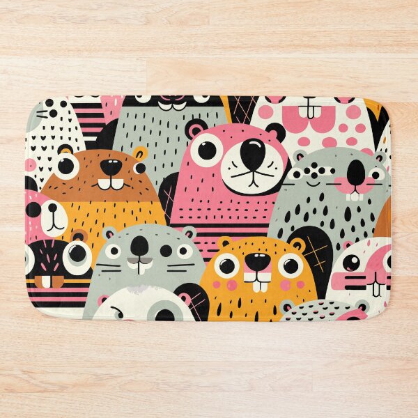 Item preview, Bóbr Kurwa Seamless Pattern designed and sold by Designowner.