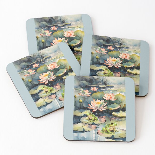 Item preview, DRAGONFLIES FROGS AND LILIES designed and sold by Tammera.