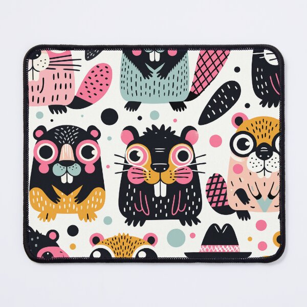 Item preview, Bóbr Kurwa Seamless Pattern designed and sold by Designowner.