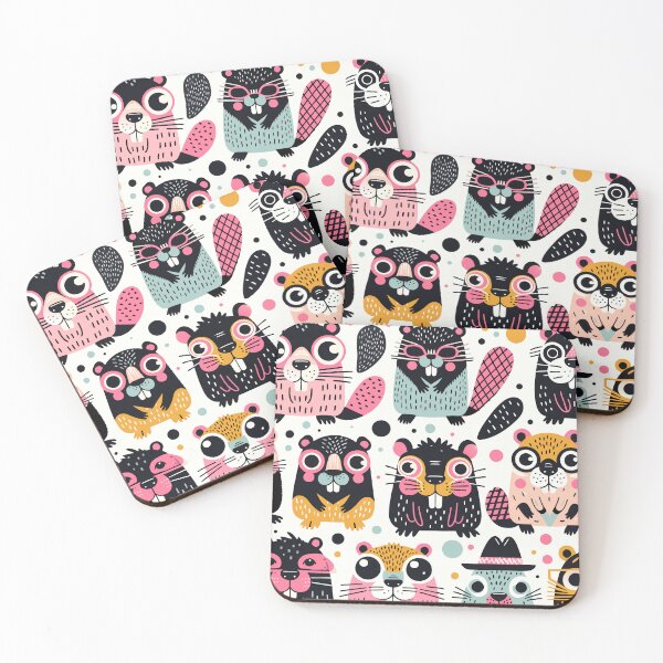 Item preview, Bóbr Kurwa Seamless Pattern designed and sold by Designowner.