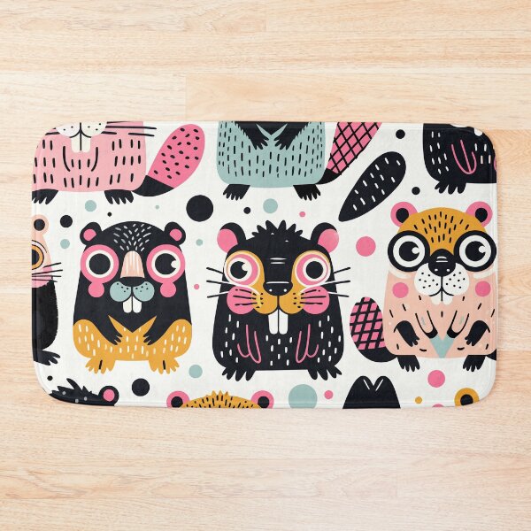 Item preview, Bóbr Kurwa Seamless Pattern designed and sold by Designowner.