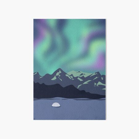 Item preview, Mountain Northern Lights designed and sold by Lyman Creative Co..