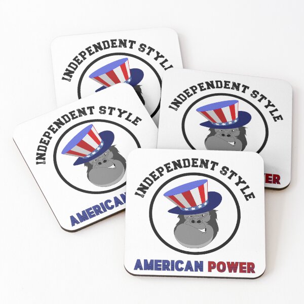 Item preview, Independent Style, American Power - July 4th - USA Gorilla Might designed and sold by GRABAPSHOP.