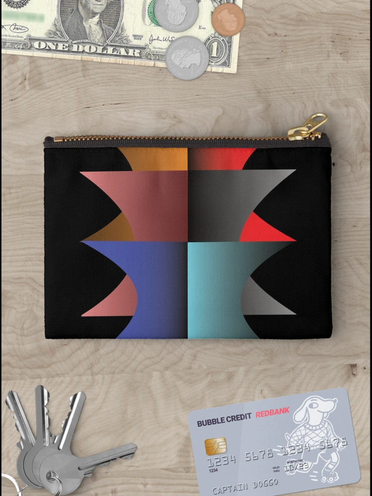 Thumbnail 3 of 4, Zipper Pouch, Cool Abstract Layered Pattern designed and sold by RGSMOOTHFINGER.