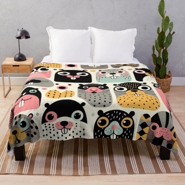 Item preview, Bóbr Kurwa Seamless Pattern designed and sold by Designowner.