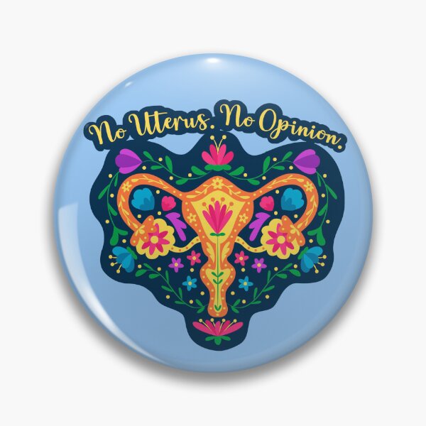Item preview, No Uterus No Opinion Prochoice Women's Health Flowers Hydro Stanley Laptop Sticker designed and sold by OneWorldLove.