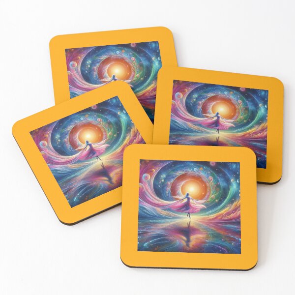 Item preview, Serenity of the Soul: Colorful Glossy Shiny Abstract Shapes designed and sold by redask2me.