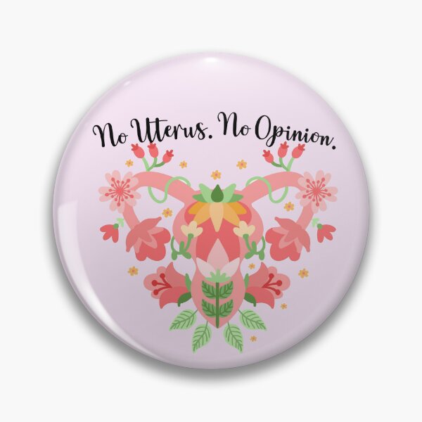 Item preview, No Uterus No Opinion Prochoice Women's Health Flowers Hydro Stanley Laptop Sticker designed and sold by OneWorldLove.