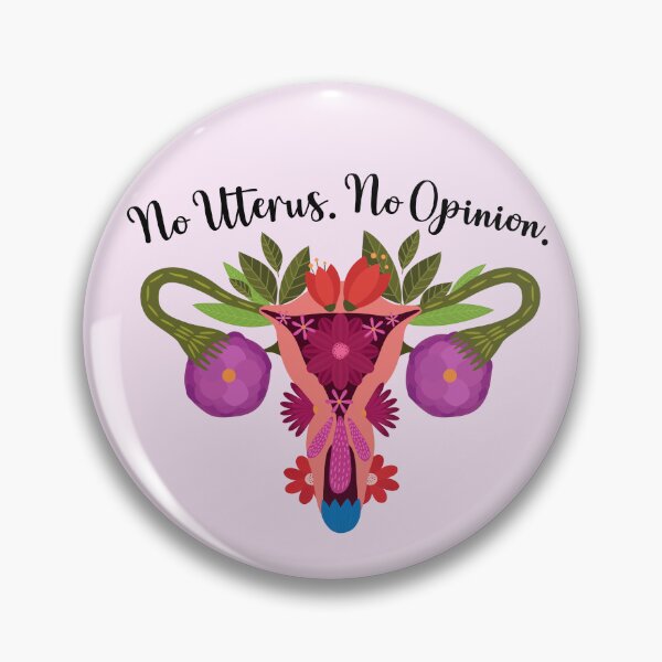 Item preview, No Uterus No Opinion Prochoice Women's Health Flowers Hydro Stanley Laptop Sticker designed and sold by OneWorldLove.