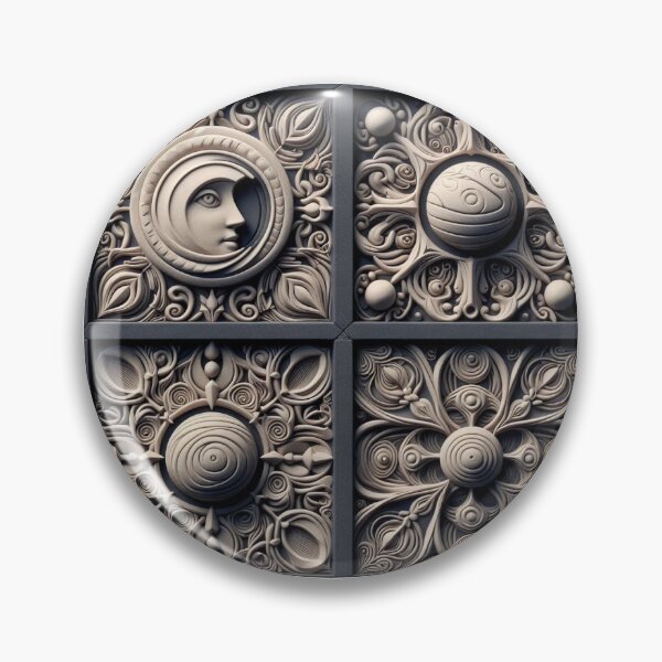 Item preview, Elegant 3D Relief Panel Artwork - Classic Ornamental Design designed and sold by VivoVita.
