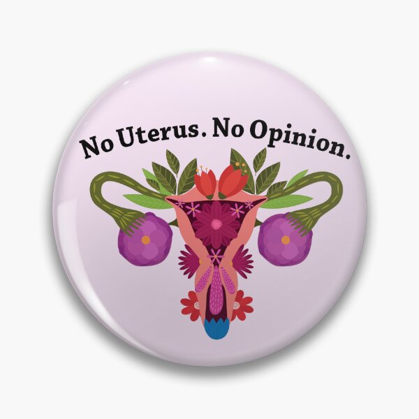 Item preview, No Uterus No Opinion Prochoice Women's Health Flowers Hydro Stanley Laptop Sticker designed and sold by OneWorldLove.